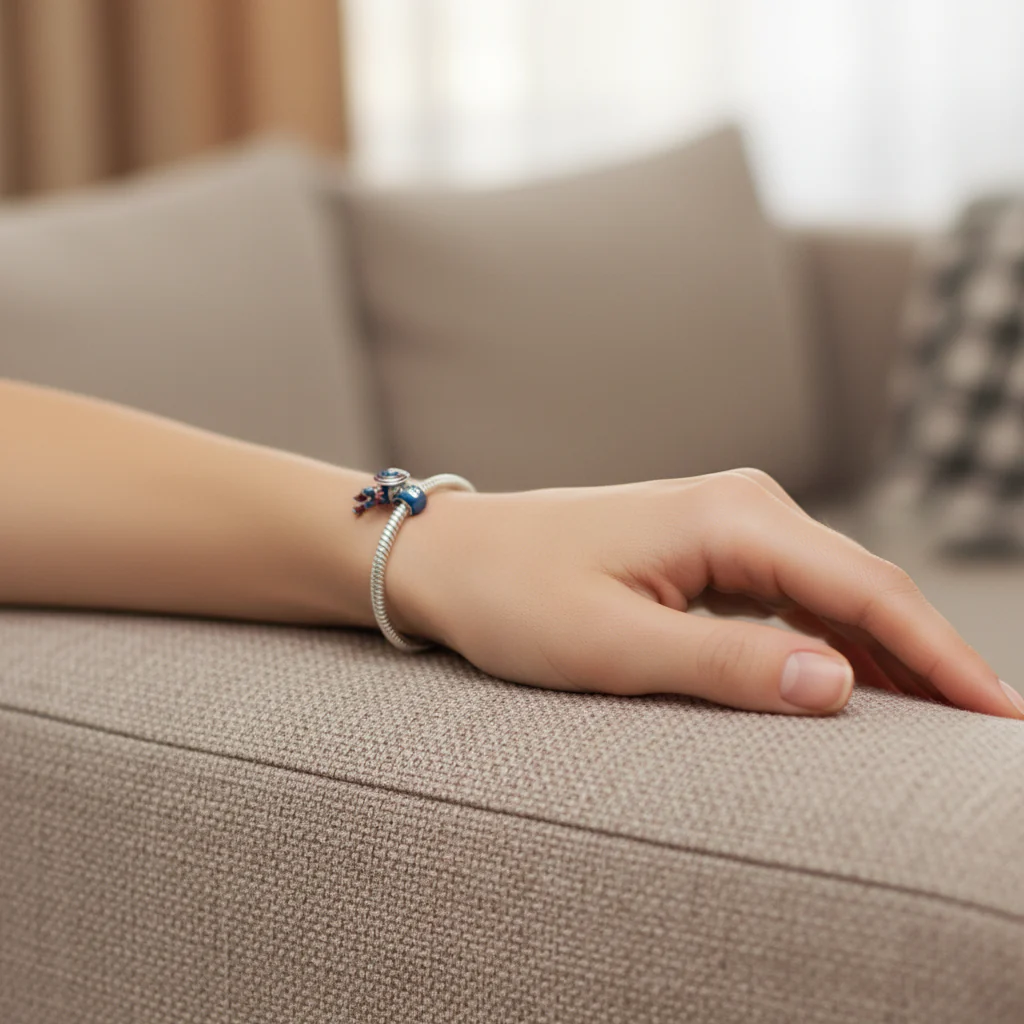 Disney Marvel Captain America Charm Hallmarked S925 Sterling Silver - Image 3