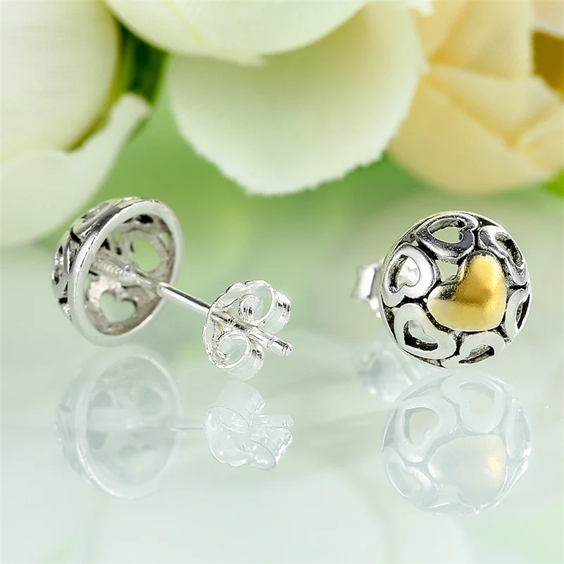 My True Love Sterling Silver stud Earrings - Image 3