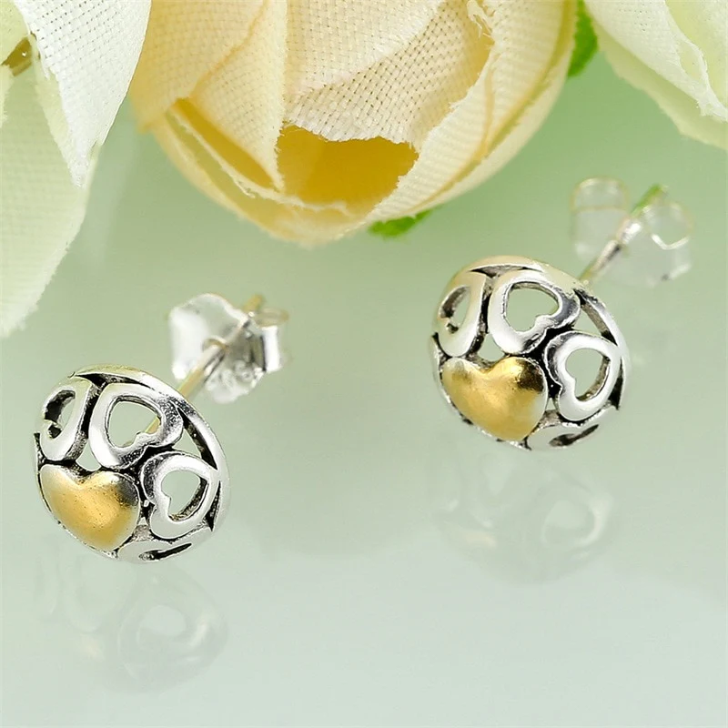 My True Love Sterling Silver stud Earrings - Image 5