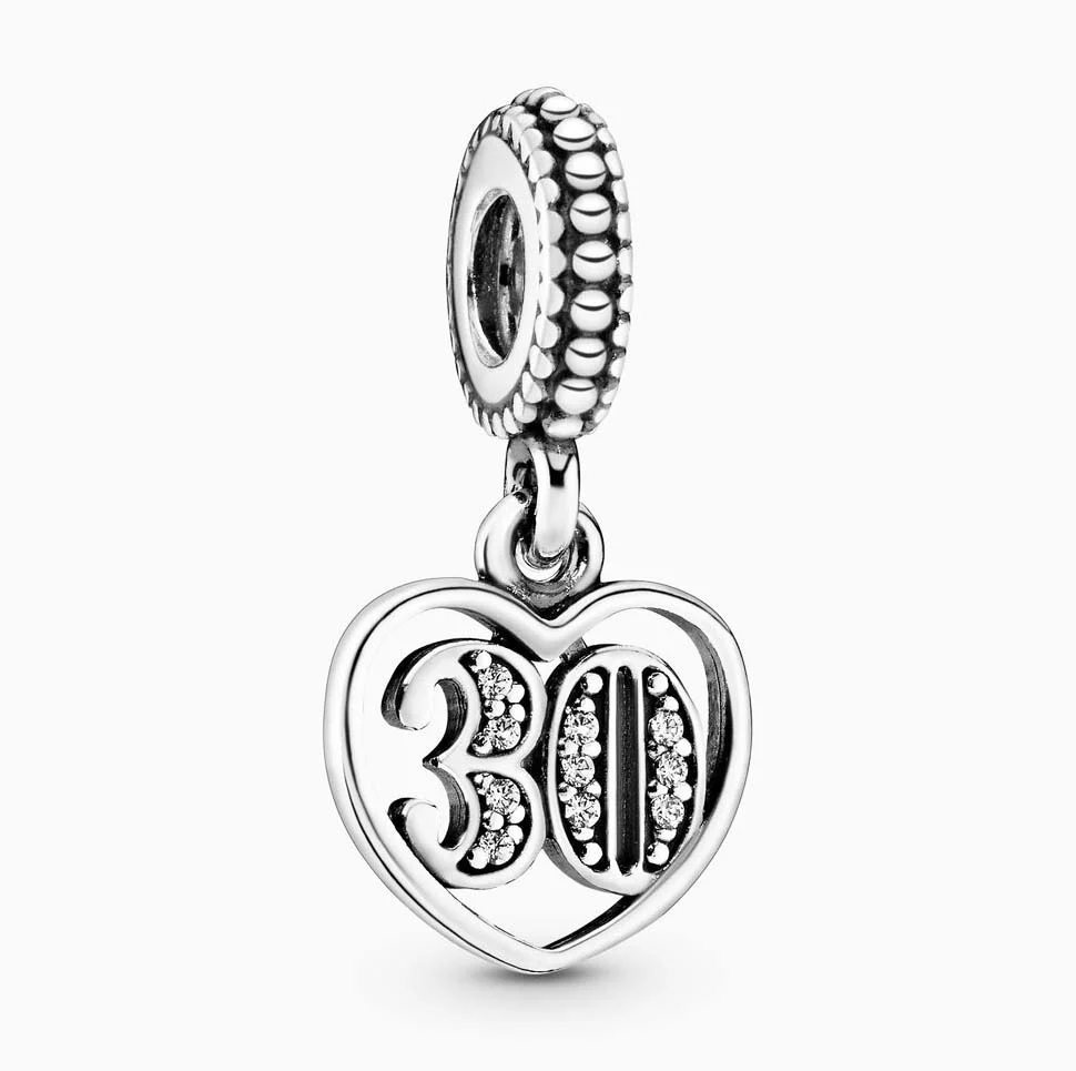 S925 Charms 15th,16th,18th,21st,30th,40th,50th,60th Birthday Dangle Sterling Silver Charms - Image 6