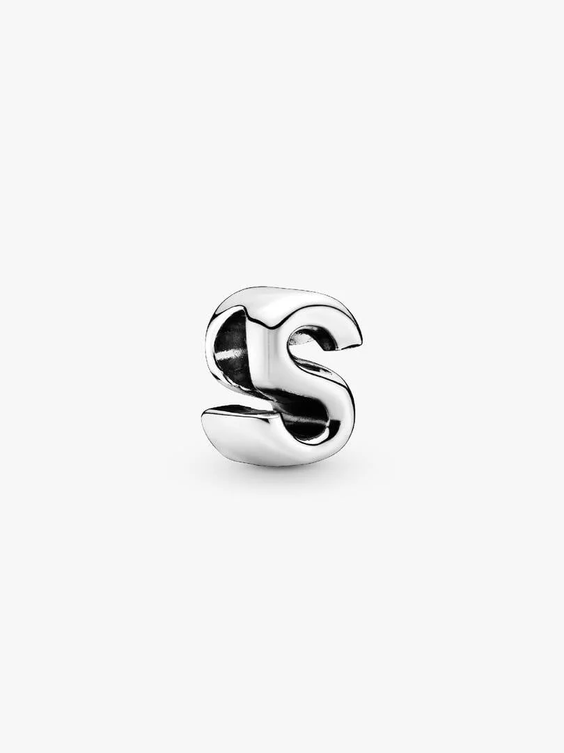 S925 Simple Alphabets A to Z Sterling Silver Charms Collection - Image 31