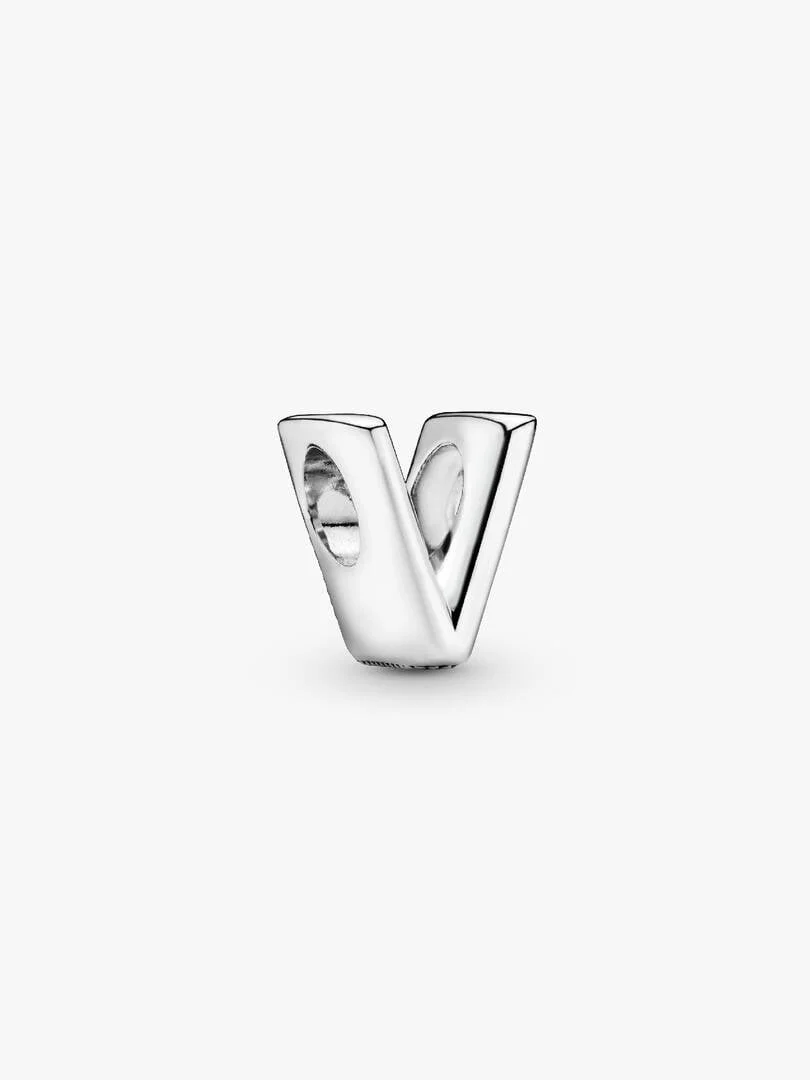 S925 Simple Alphabets A to Z Sterling Silver Charms Collection - Image 35