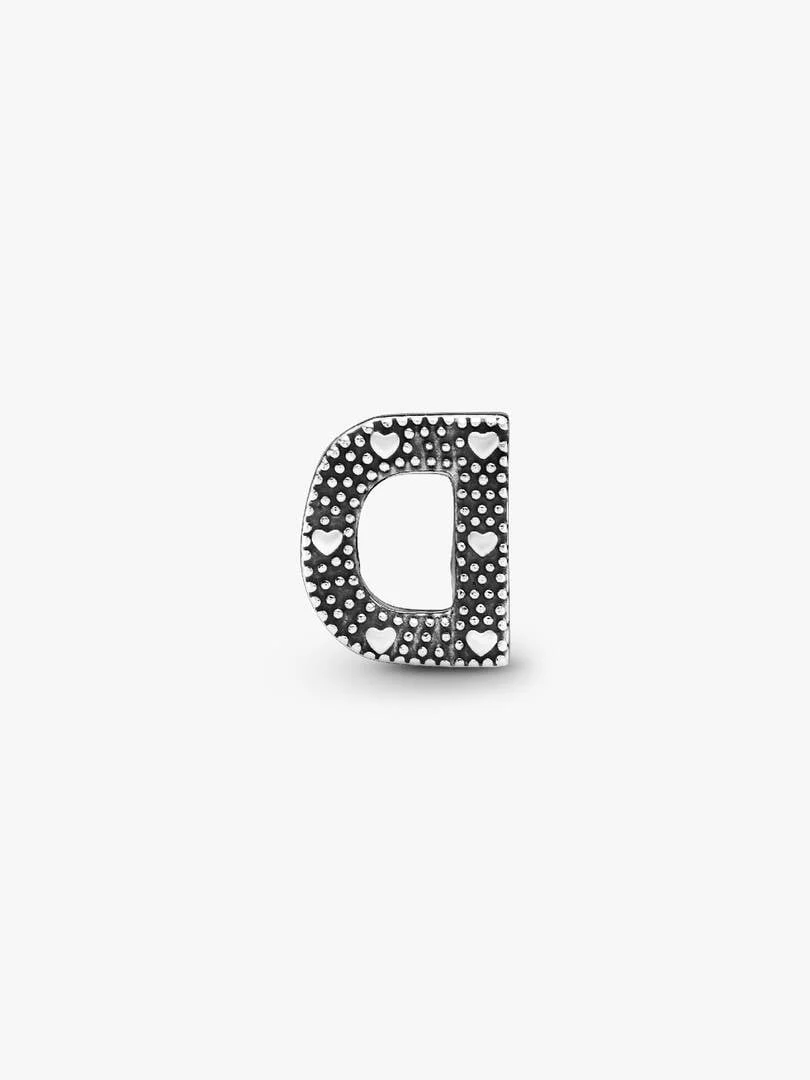 S925 Simple Alphabets A to Z Sterling Silver Charms Collection - Image 7