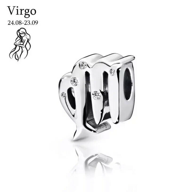 S925 Zodiac Sterling Silver Charm Collection - Image 10