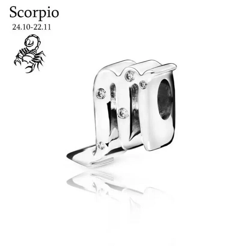 S925 Zodiac Sterling Silver Charm Collection - Image 12
