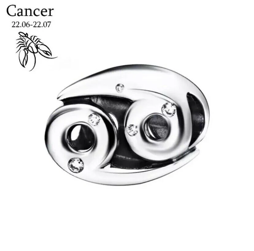 S925 Zodiac Sterling Silver Charm Collection - Image 4