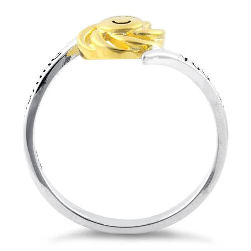You Are My Sunshine, My Only Sunshine Sterling Silver Ring - Image 3